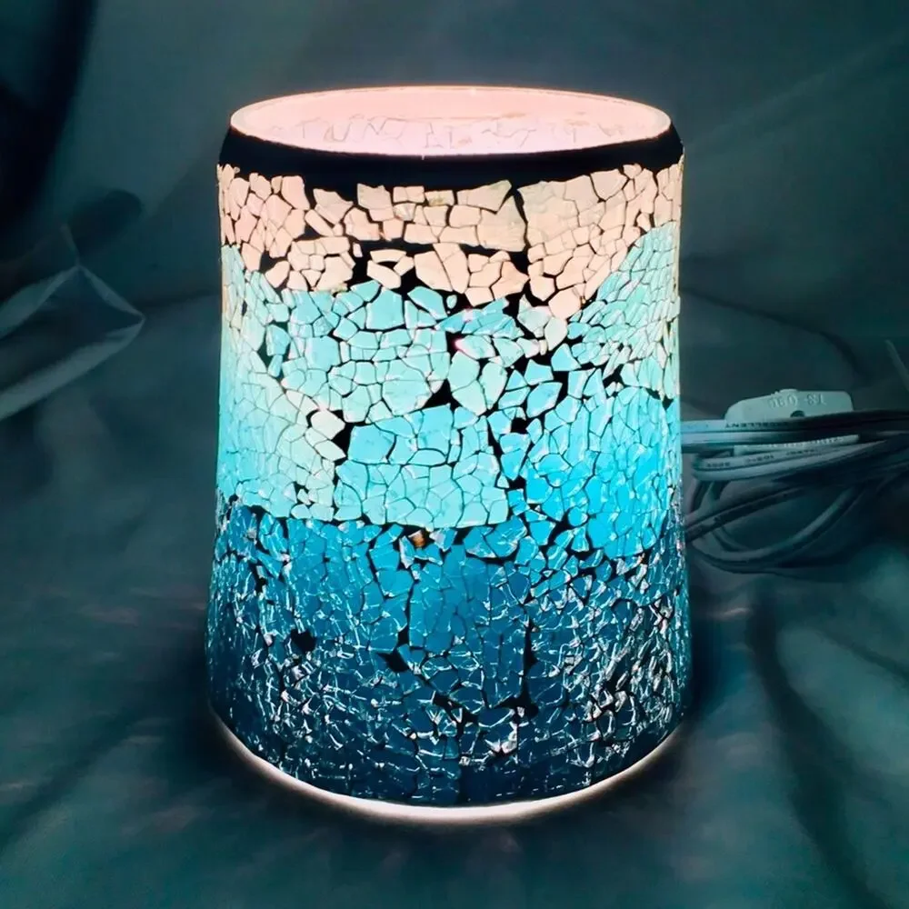 Small Mosaic Ombre Glass Nightlight